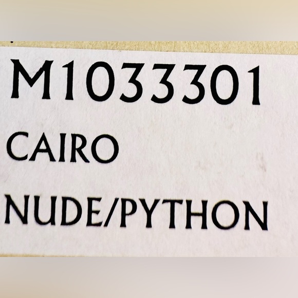 Vintage Michael Kors nude python heels - Picture 13 of 13